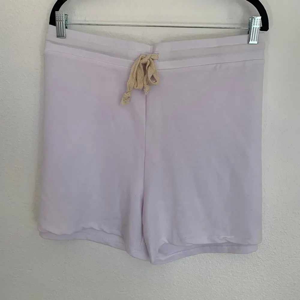 NWT Theo & Spence Lounge‎ Pajama Shorts in White